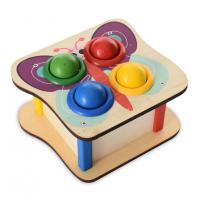 Дерев'яна іграшка стукачка "Метелик" MD 1682E, молоток