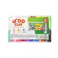 Набір для творчості UʼDO Clay 28 брикетів Strateg 30892
