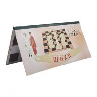 Дошка шахово-шашкова настільна S185 картонна