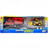 Автовоз інерційний, з трактором, в коробці (ЧЕРВОНИЙ) MIC 9892-11