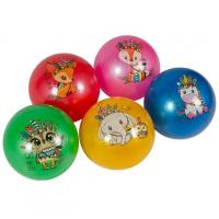 Мʼяч гумовий Тваринки, (МІКС) 23 см, 1 шт MIC BT-PB-0172