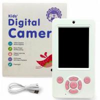 Фотоапарат дитячий - фронтальна камера, фото, відео, диктофон, спалах, таймер, ігри (рожевий) MIC C68257