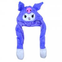 Мʼяка шапка з вушками аніме Куромі, зі світлом (фіолетова) MIC KA-23-1676