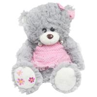 М'яка іграшка ведмежа Мішель в платті Копиця 21037-1