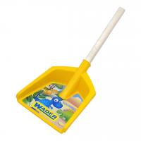 Лопатка коротка, з деревʼяною ручкою, 37 см (жовта) Wader 72351