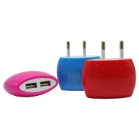 Мережевий зарядний пристрій 2хUSB, мікс MIC MBS131