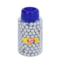 Кульки для дитячої зброї SQU-047(Silver) пластик, 6 мм, 320 шт