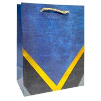 Пакет подарунковий, 23х18х10 см (СИНІЙ) MIC M48899