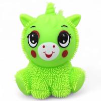 Іграшка-світяшка “Єдиноріг Кошлатик” (10 см) салатовий MIC KA-23-1498