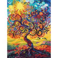 Картина за номерами "Древо буття" KHO5140, 30х40 см