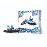 Дерев'яний конструктор Миг-29, 94 дет. PuzzleOk PuzMig-00654