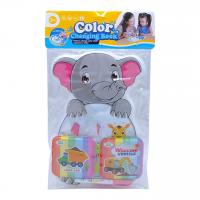 Розмальовка водою Слоненя, ручка-пензлик, мʼяка книжечка з пискавкою MIC 2022-56