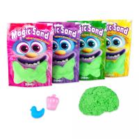 Кінетичний пісок Magic Sand, 200 г (зелений) Strateg 39401-2