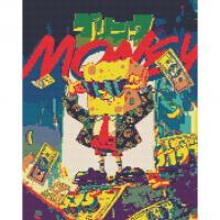 Алмазна мозаїка Спанчбоб з грошима 40х50 см Origami OD31680