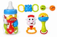 Набір брязкалець в колбі, (Блакитний) huan le xing toys 997-64C