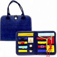 Навчальна бізісумка з фетру Застібки (тактильні, розвиваючі вправи) MIC XX2723