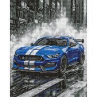 Алмазна мозаїка "Сині перегони" ©art_selena_ua AMO8248, 40х50 см