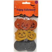 Наліпки декоративні з блискітками Гарбузи Аплі Краплі ХН-57