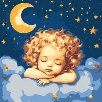 Картина по номерах зі світлодіодною підсвіткою Мрійка 25x25 см Riviera Blanca ГР1-025