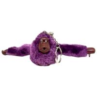 Брелок хутряний Горила, пурпурно-фіолетовий MIC sa753
