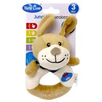 М`яка іграшка-брязкальце TONY LVEE (ПЕСИК) Tony Lvee №1217