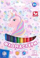 Фломастери Unicorn 12 кольорів в наборі школярик 314022003-UA