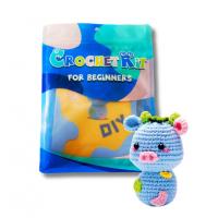 Набір для в'язання іграшки "Синя корова" NBV6 наповнювач, голка для зшивання