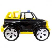 Машинка пластикова Позашляховик Джип чорно-жовтий кузов Bamsic 338