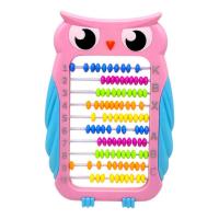Рахівничка дитяча СОВА (РОЖЕВА) MIC 8046