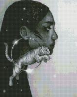 Алмазна мозаїка "Сузір'я тигра" Ідейка AMO7270 40х50 см