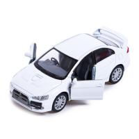 Автомодель легкова MITSUBISHI LANCER EVOLUTION X 1:36, 5" KT5329W  Білий