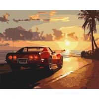 Картина за номерами "Поїздка біля узбережжя" KHO2794 40х50 см