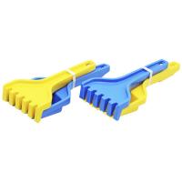 Пісочний набір Лопатка та граблі (блакитний + жовтий) Wader 71120