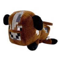 Мʼяка іграшка-брелок Майнкрафт / Minecraft: КОРОВА (КОРИЧНЕВИЙ), 10 см MIC KA-23-6086