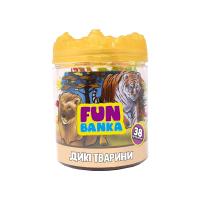 Ігровий набір Fun Banka. Дикі тварини, 38 предметі Fun Banka 320385-UA