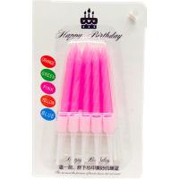 Свічки неонові, рожеві MIC 10-90