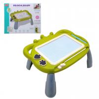 Стіл-дошка для малювання, магнітна, з печатками (зелений) ZHIHUIMENG 1488-1A/1588-1A/1588-1B/1