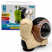 Музична іграшка Драйвовий равлик, бежевий Країна іграшок PL-724-20