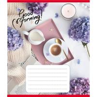 Зошит для школярів "Доброго ранку" 024-590554K-1 у клітинку, 24 аркуші