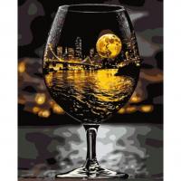 Картина за номерами з фарбами металік Келих натхнення 40*50 см Origami LW3500