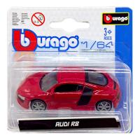 Машинка металева (колекційна) Audi R8, червоний Bburago 18-59000
