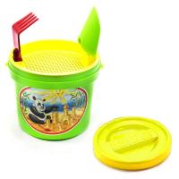 Пісочний набір (4 предмета), зелений Unika 0477