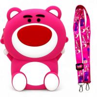 Сумочка силіконова Рожевий ведмедик (12,5х9 см) MIC 812-8ЛК