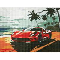 Алмазна мозаїка Поїздка узбережжям 30х40 см Ідейка AMO8176