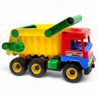 Самоскид Middle truck, жовтий+ червоний Wader 39222