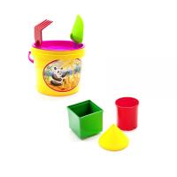 Пісочний набір, 7 предметів (жовтий) Unika 0484