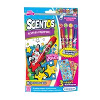 Ароматний набір для творчості - Яскрава подорож (завдання, маркери, наклейки) Scentos 20007