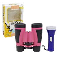 Набір Бінокль з ліхтариком, рожевий MiC BQ-55D