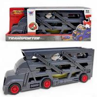 Автовоз-паркінг Transporter, запуск, 4 машинки (сірий) xu ye K140A12