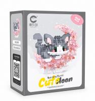 Дитячий конструктор Сірий кіт 8978 серії "Cute Moon", 514 деталей